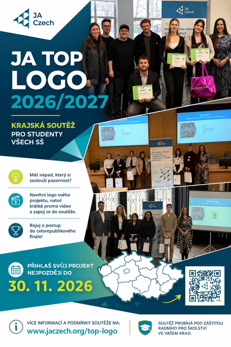 JA Czech vyhlašuje 7. ročník soutěže JA TOP Logo 2027